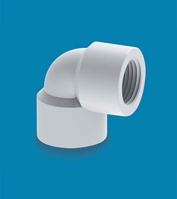 Buy RFL uPVC Thread Elbow 3/4" White Online