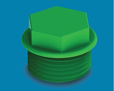 Picture of RFL uPVC Thread Plug  Cap 1'' Green