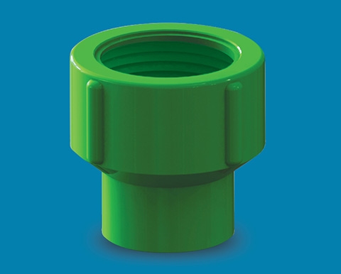 Buy RFL uPVC Thread R-Socket 3/4" X 1/2" Green Online