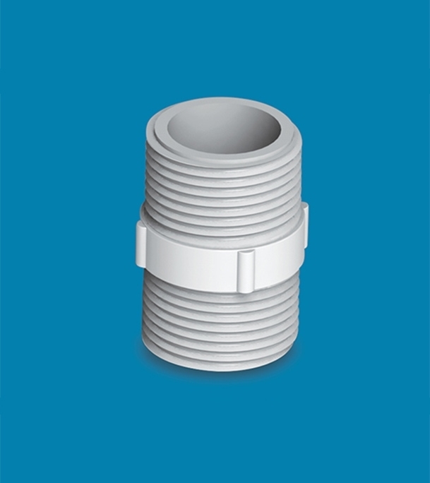 Buy RFL uPVC Thread Nipple  1" White Online at Best Price