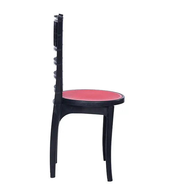 Buy Classic Art Chair Solid Black &  Red Online