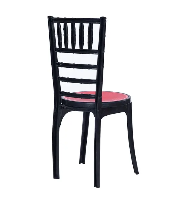 Buy Classic Art Chair Solid Black &  Red Online