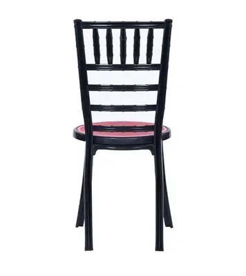 Buy Classic Art Chair Solid Black &  Red Online