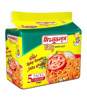 Buy Mr. Noodles 5 pcs Family Pack Spicy Tomato Flavor 62gm Online