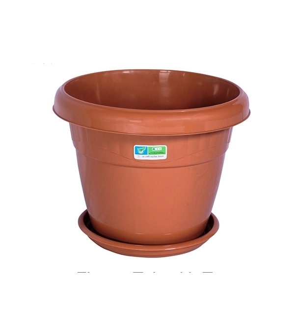 Buy Modern Flower Tub with Tray 11"-RW (7L)-TEL Online
