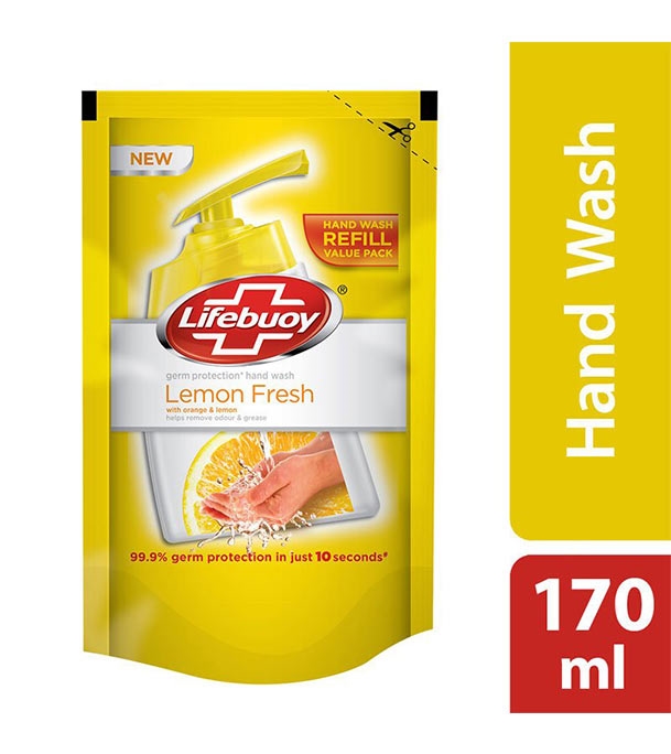 Buy Lifebuoy Hand Wash Lemon Refill 170ml Online