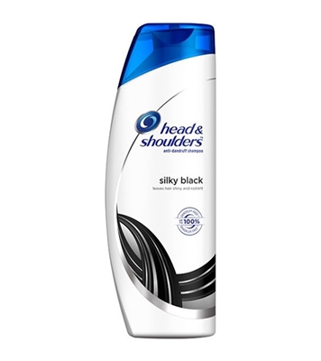 Buy Head & Shoulders Silky Black Anti-Dandruff Shampoo 180ml Online at Best Price