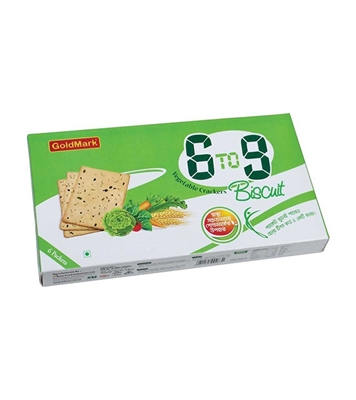 Buy Goldmark 6 to 9 Vegetable Crackers 170gm Online