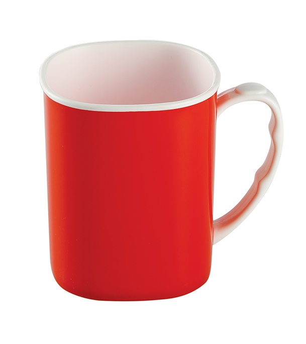 Buy Royal Mug 400 ML With Lid White & Tr Red Online