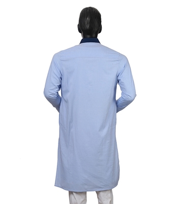 Buy Men's Stylish Cotton Panjabi Sky Blue Online