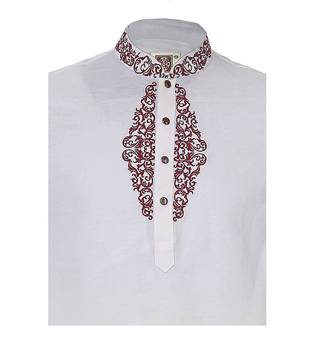 Buy Men's Stylish Cotton Panjabi White Online