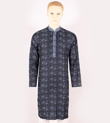 Buy Men's Stylish Cotton Panjabi Mixed Online