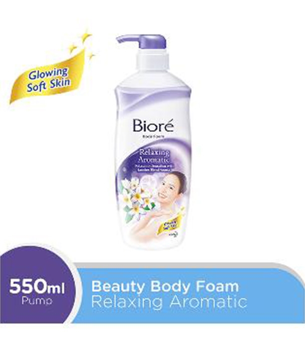 Buy Biore Women's Shower Cream Relaxing Aromatic 550 ml Online