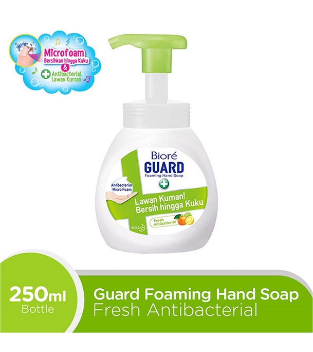 Buy Biore Guard Foaming Handsoap Bottle Fresh Antibacterial 250 ml Online