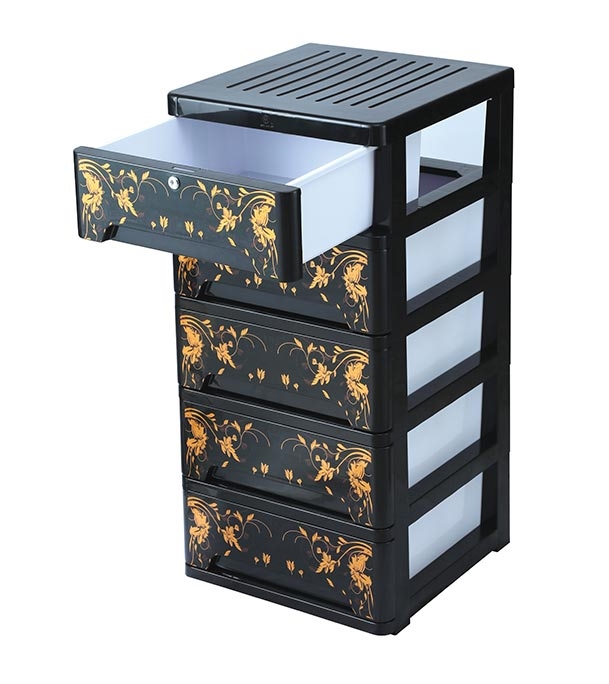 Buy Amass Closet 5 Drawer Gold Online