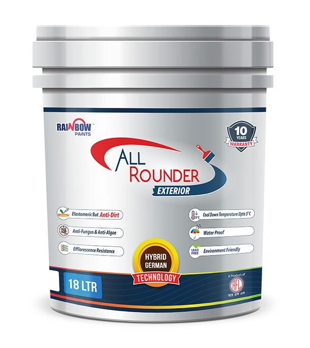 Picture of Rainbow Paints All Rounder Exterior Emulsion 18 Ltr