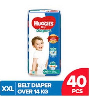 Buy Huggies Dry Diapers XXL 40pcs Over 14kg Online