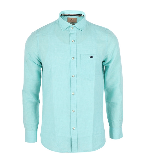 Buy Men's Full Sleeve Cotton Casual Shirt Sky Blue Online