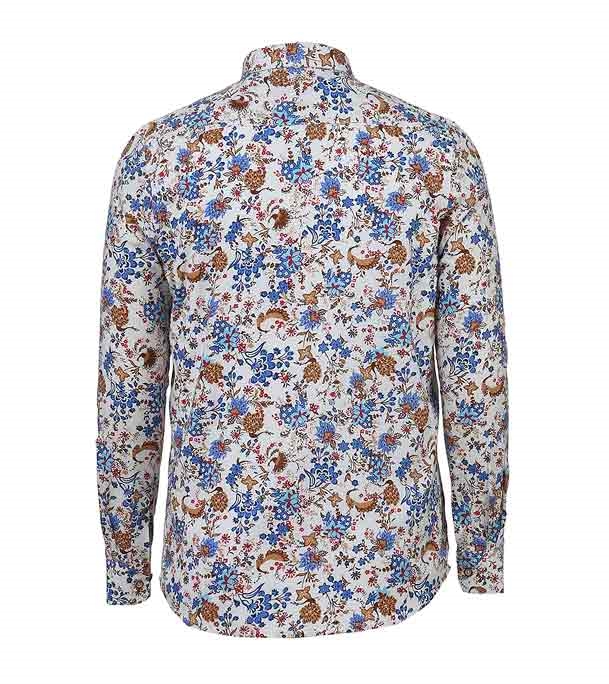 Buy Men's Full Sleeve Cotton Casual Shirt Brown Mixed Online