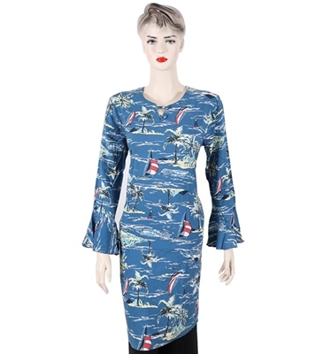 Buy Women's Fashionable Tops Navy Mixed Online