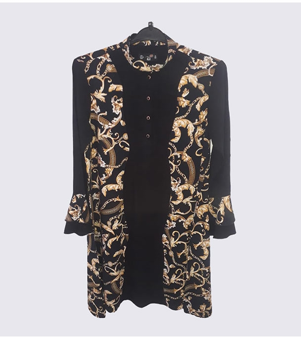 Buy Women's Fashionable Tops Black Mixed Online