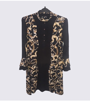 Buy Women's Fashionable Tops Black Mixed Online