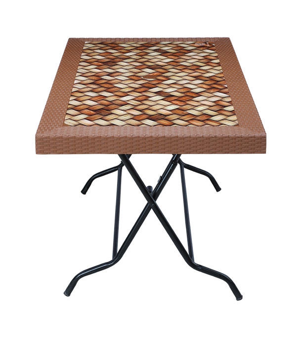 Picture of Caino Dinner Table 6 Seat S/L Print Knot EB