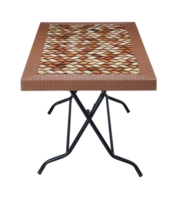 Picture of Caino Dinner Table 6 Seat S/L Print Knot EB