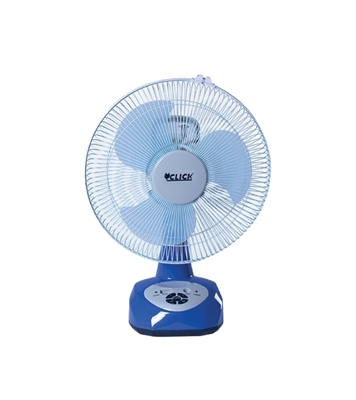 Buy Click Rechargeable Table Fan 12'' Blue Online