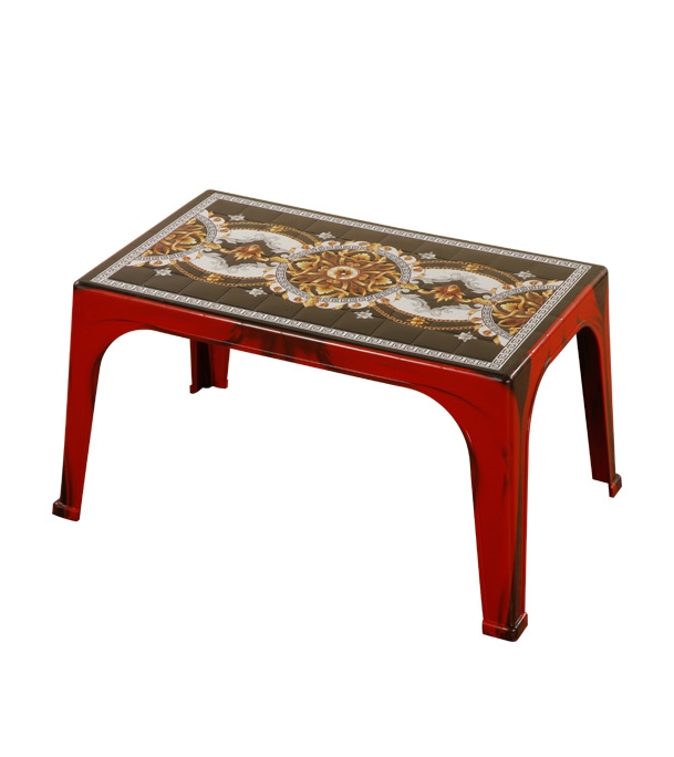 Buy Center Table-Sandal Wood Royal-TEL Online at Best Price