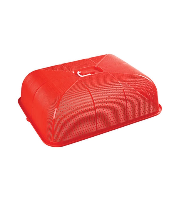 Buy Web Dish Cover Medium Red Online