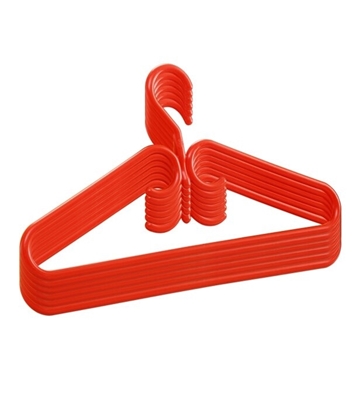 Buy Coat Hanger 42CM 6 Pcs Set Red Online 