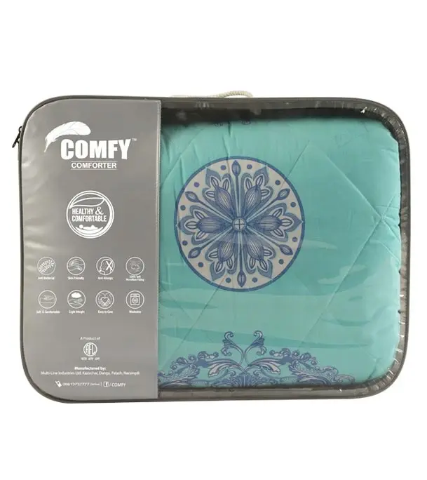 Buy Comfy Comforter Single 228cm x 152cm(Premium Blue) Q-112 Online