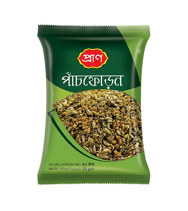 Buy PRAN Whole Panchforan (পাঁচফোরান) 50gm Poly Online