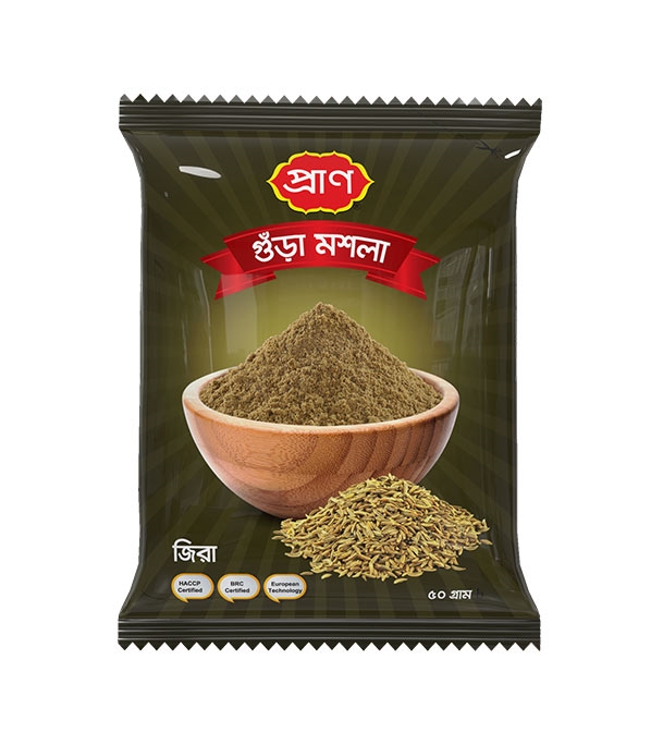 Buy PRAN Cumin Seed powder (জিরা গুঁড়া) 50gm Online