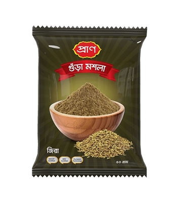Buy PRAN Cumin Seed powder (জিরা গুঁড়া) 50gm Online
