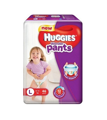 Buy Huggies Wonder Pants Large 46 (9-14 kg) Online
