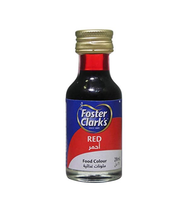 Buy Foster Clarks Food Colour Red Rouge 28ml Online