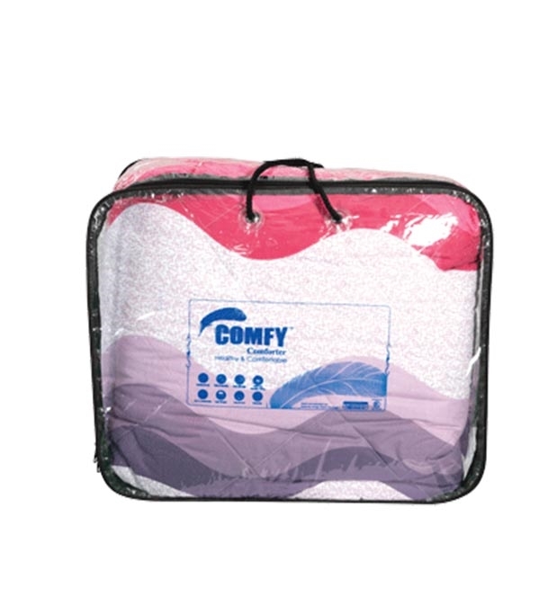 Buy Comfy Comforter Double Pink White Q-101 Online