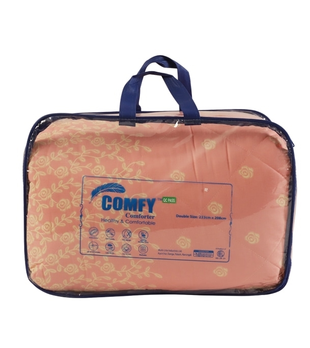 Buy Comfy Comforter Double Light Orange Q-105 Online