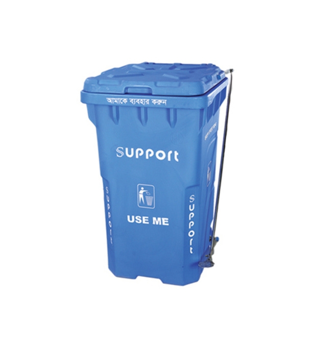 Buy Support SD06  Wheel Dustbin Paddle - Blue 240 Liter Online at Best Price