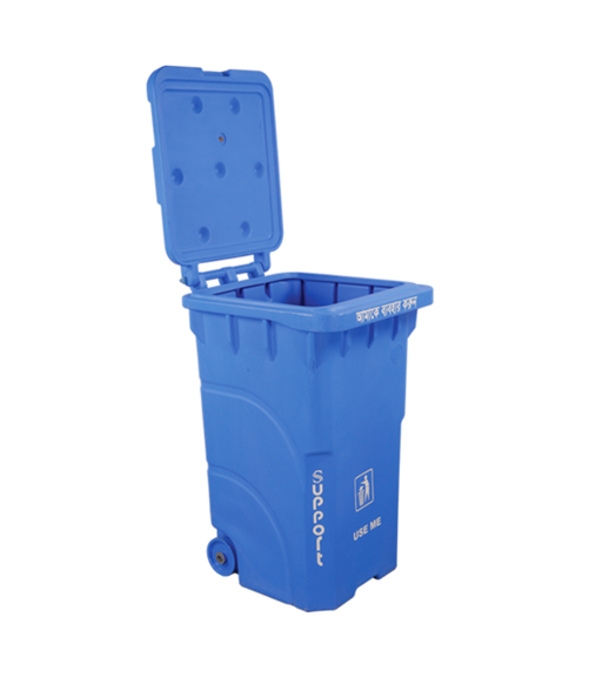 Buy Support SD 08 With Wheel Dustbin 140Ltr SM Blue Online at Best Price