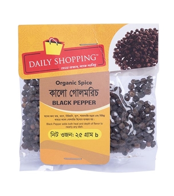 Buy Daily Shopping Black Pepper 25 gm Online