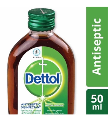 Buy Dettol Liquid Antiseptic - 50ml Online