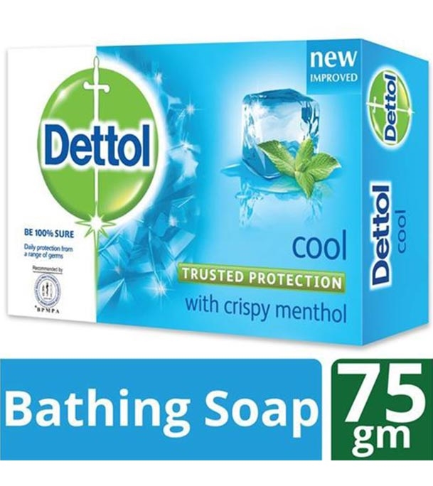 Buy Dettol Cool Soap - 75 gm Online