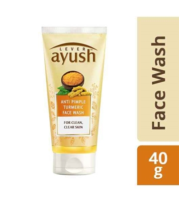 Buy Ayush Pimple Clear Turmeric Face Wash 40gm Online