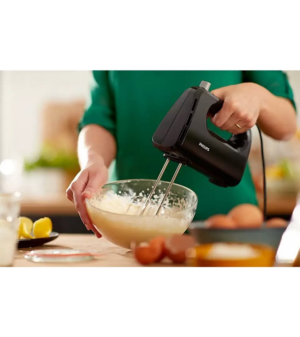 Philips Daily Collection HR3705/10 Hand Mixer 300 W Hand Blender Black