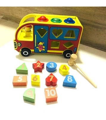 Buy Kid's Wooden Toy Bus Online