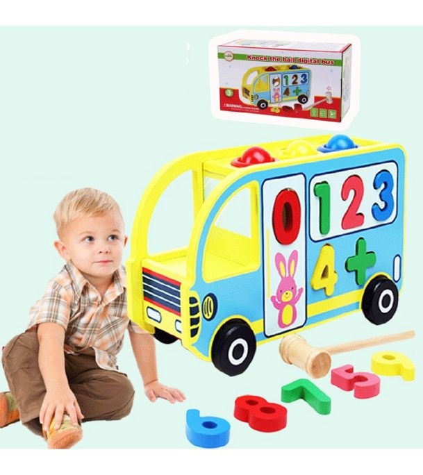 Buy Kid's Wooden Toy Bus Online