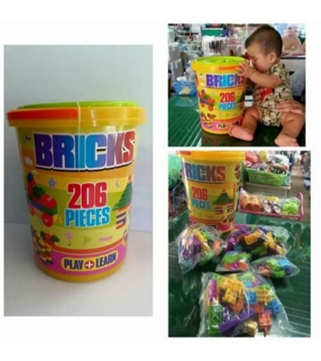 Buy Large Creative Brick Box 206 Pcs Online